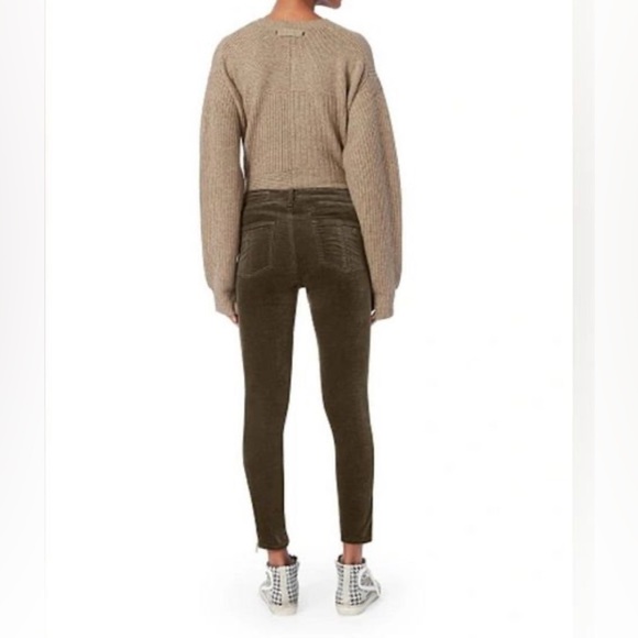 🆕 RAG & BONE 10 Inch Capri in Velvet Olive - Picture 4 of 14